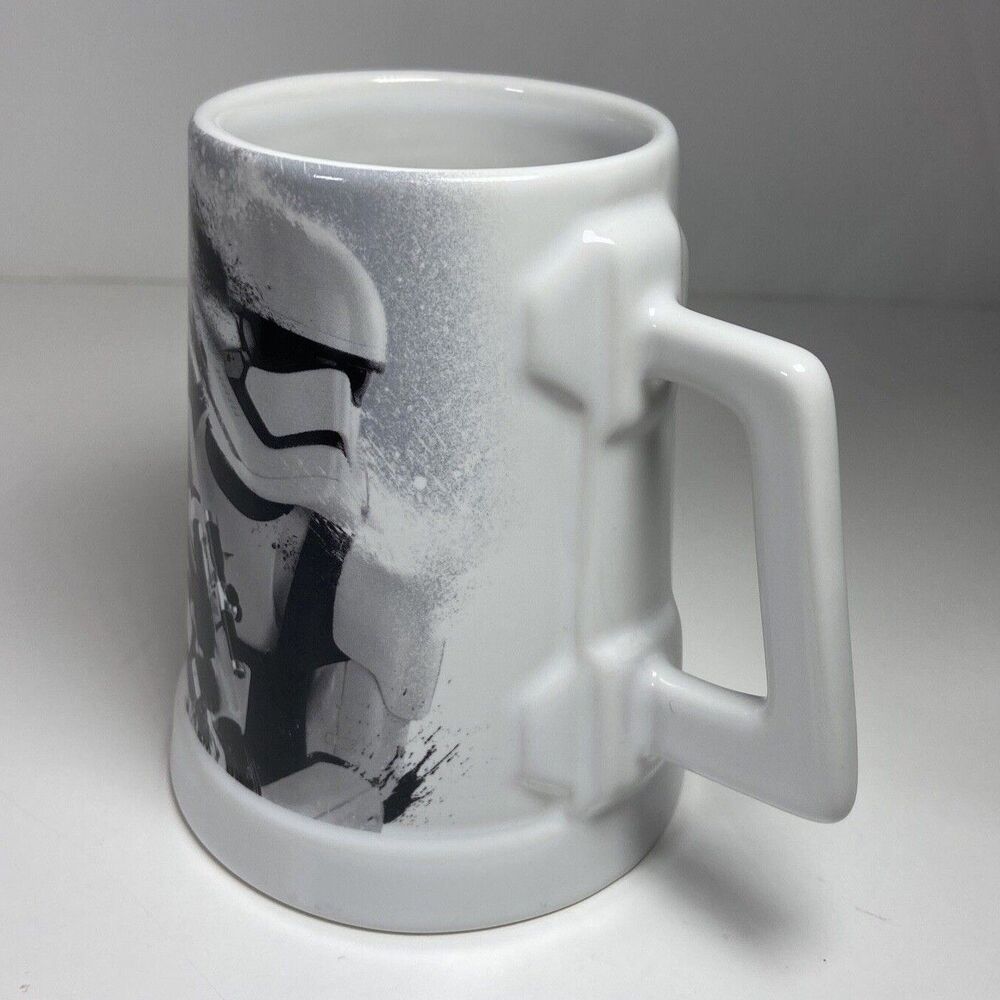 Star Wars Stormtrooper Coffee Mug Lucasfilm White/Black Ceramic 16oz - Picture 2 of 12